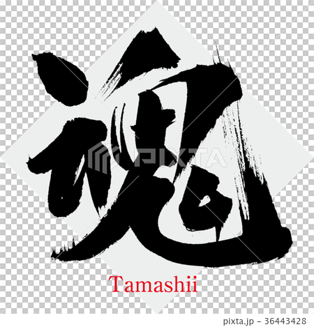 魂・soul（筆文字・手書き） 36443428