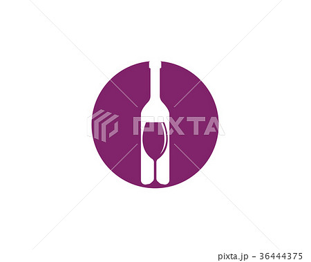 Wine Logo Template vector illustration 36444375