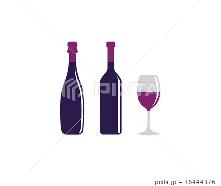 Wine Logo Template vector illustration 36444376