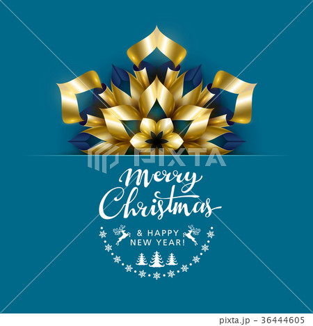Merry Christmas gold Merry Christmas gold 36444605