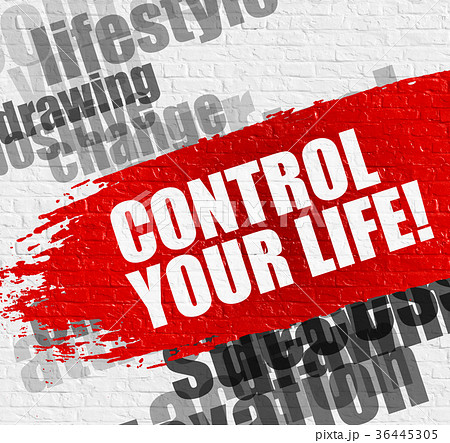 Control Your Life on Brick Wall. 36445305