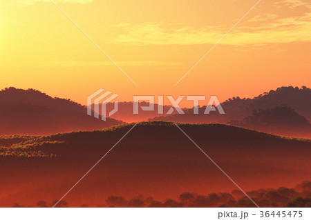 Wonderful Fairy Tale Magical Scenery in Sunset 36445475