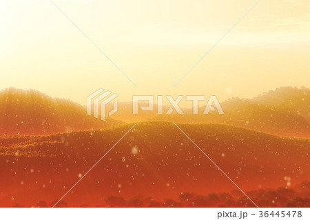 Wonderful Fairy Tale Magical Scenery in Sunset 36445478