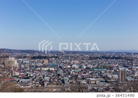 栃木県鹿沼市　街並み　1月 36451490