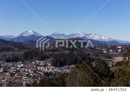 日光連山（鹿沼市より）1月 36451502