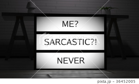 Me Sarcastic Never Lightbox Me Sarcastic Never Lightbox 36452005