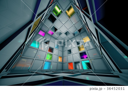 Sci Fi Escape Room Riddle Labyrinth Cube Interior 36452031