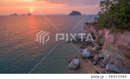 aerial view beautiful sunset hole in the cape aerial view beautiful sunset hole in the cape 36453484