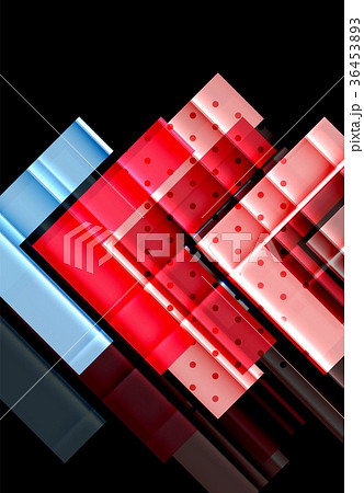Color arrows on black background 36453893