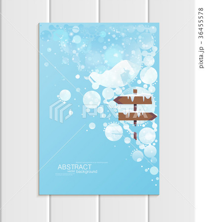 Brochure A5 or A4 format design Christmas template Brochure A5 or A4 format design Christmas template 36455578