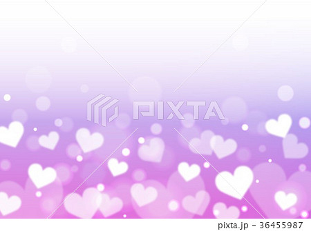 紫ハートイメージ背景のイラスト素材