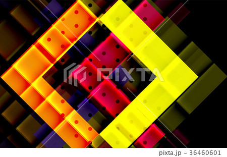 Color arrows on black background Color arrows on black background 36460601