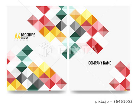 Square business a4 brochure cover design, flyer Square business a4 brochure cover design, flyer 36461052