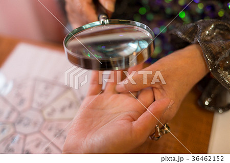 占い師　手相　運勢　運命 36462152