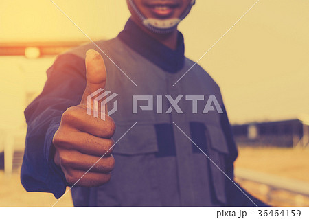 electrician checking and inspect equipment electrician checking and inspect equipment 36464159