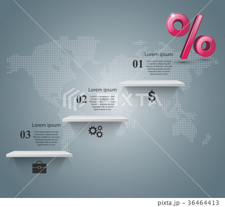 Business infographics. Percent icon. 36464413