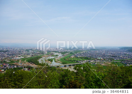 北海道旭川市 嵐山展望台からの風景 北海道旭川市 嵐山展望台からの風景 36464831