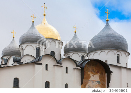 St. Sophia Cathedral in summer day, Novgorod 36466601