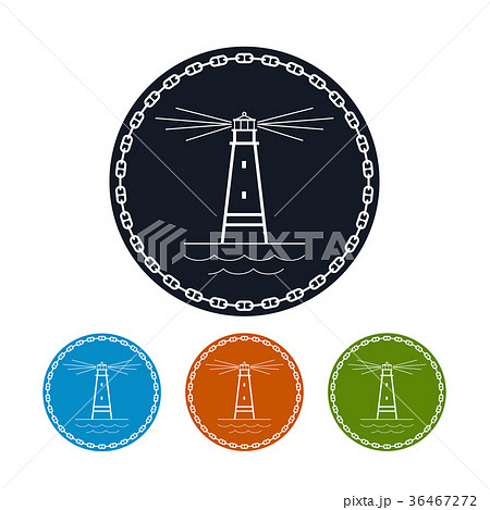 Icon lighthouse, vector illustration Icon lighthouse, vector illustration 36467272