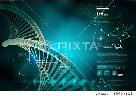 model of twisted DNA chain model of twisted DNA chain 36467311