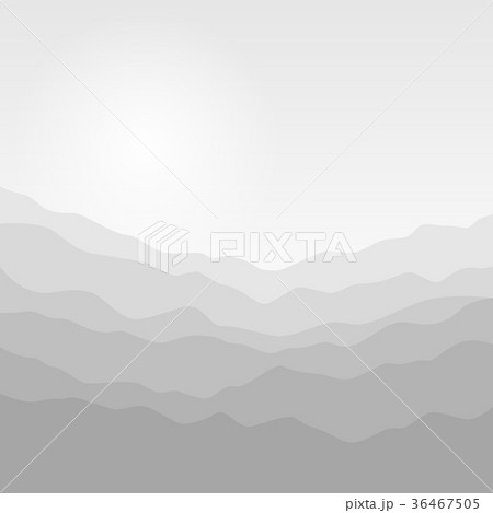Silhouette of the Mountains at Sunrise Silhouette of the Mountains at Sunrise 36467505