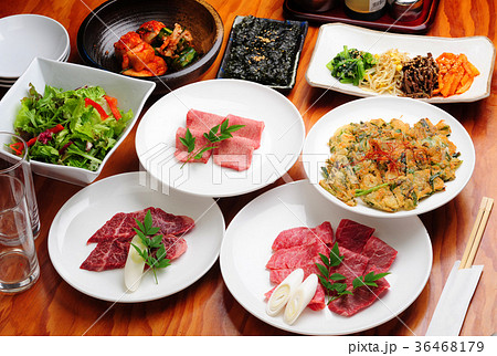 焼肉 韓国料理 集合 焼肉 韓国料理 集合 36468179