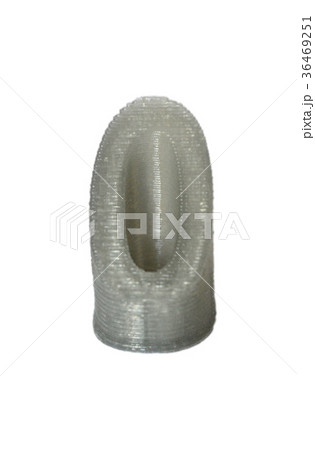 Objects printed by 3d printer Isolated on white Objects printed by 3d printer Isolated on white 36469251