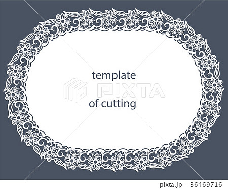 Greeting card of the oval shape Greeting card of the oval shape 36469716