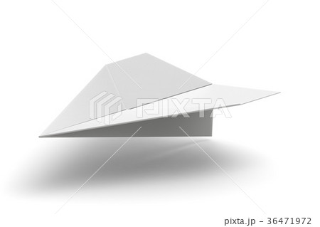 紙飛行機のイラストcgのイラスト素材