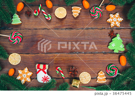Christmas gingerbread cookies homemade  36475445