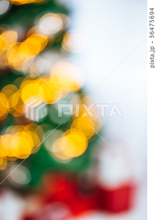Defocused background Living room with christmas 36475694