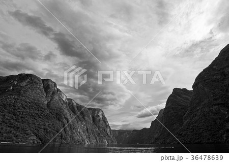Naeroyfjord, Sogn og Fjordane, Norway Naeroyfjord, Sogn og Fjordane, Norway 36478639