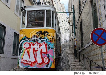 リスボンのケーブルカー 36480596