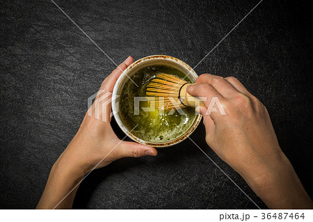 日本の茶　green tea made in Japan 36487464