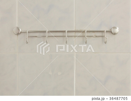Clothes rack on wall 36487705