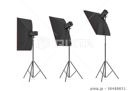 3d rendering of studio flash with big size 36488651