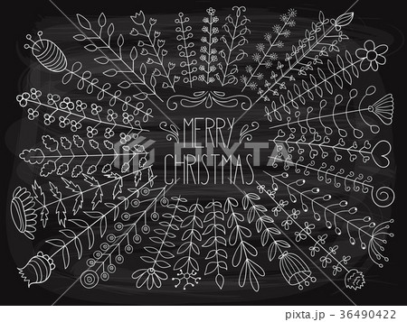 Vector Merry christmas Greetings 36490422