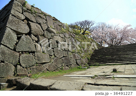 福岡城跡 石垣 福岡城跡 石垣 36491227