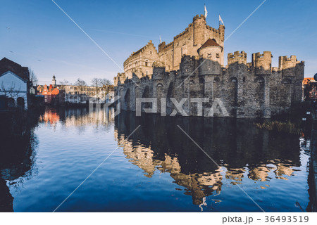 Gravensteen Castle in Ghent, Belgium Gravensteen Castle in Ghent, Belgium 36493519