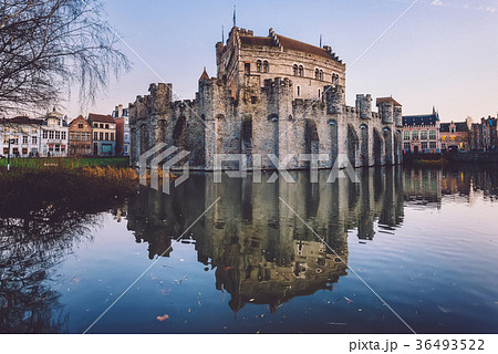 Gravensteen Castle in Ghent, Belgium Gravensteen Castle in Ghent, Belgium 36493522