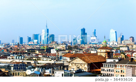 Skyline of Milan, in Italy Skyline of Milan, in Italy 36493610