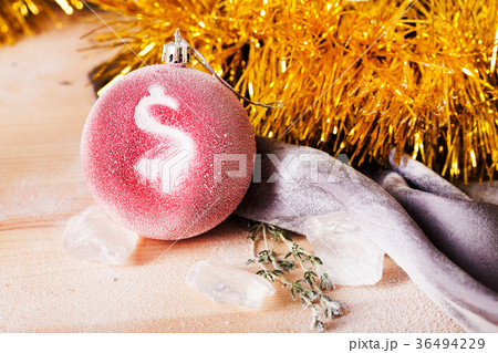Christmas toy with a dollar sign  36494229