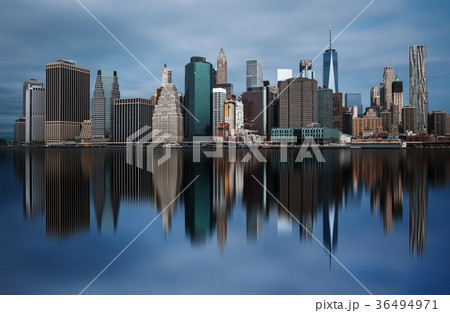 New York City Manhattan skyline with skyscrapers 36494971