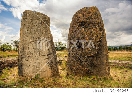 Megalithic Tiya stone pillars, Addis Ababa Megalithic Tiya stone pillars, Addis Ababa 36496043