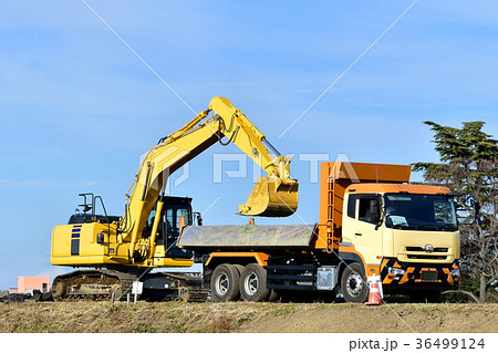 土木工事現場 36499124
