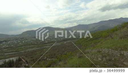 Valley in Caucasus Mountains Valley in Caucasus Mountains 36499999