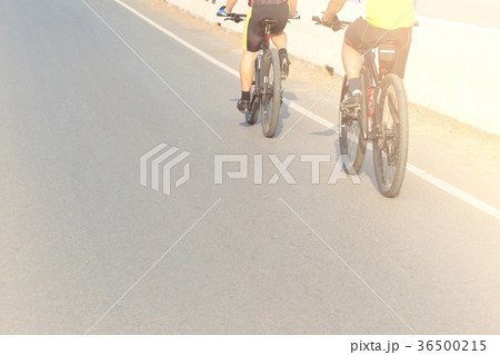 Cycling on the street Cycling on the street 36500215