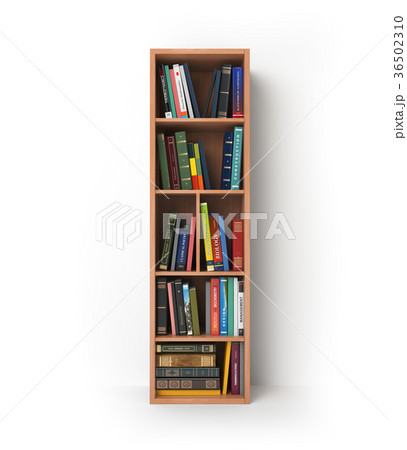 Letter I. Alphabet in the form of shelves  36502310