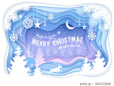 Paper craft Christmas design 36502666