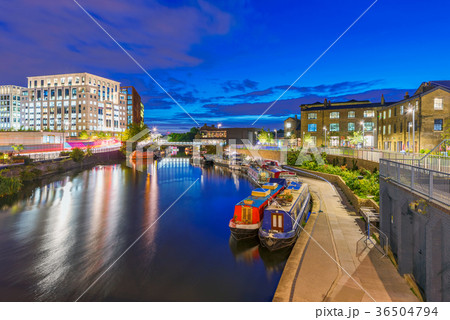 Regents Canal night view in Kings Cross Regents Canal night view in Kings Cross 36504794